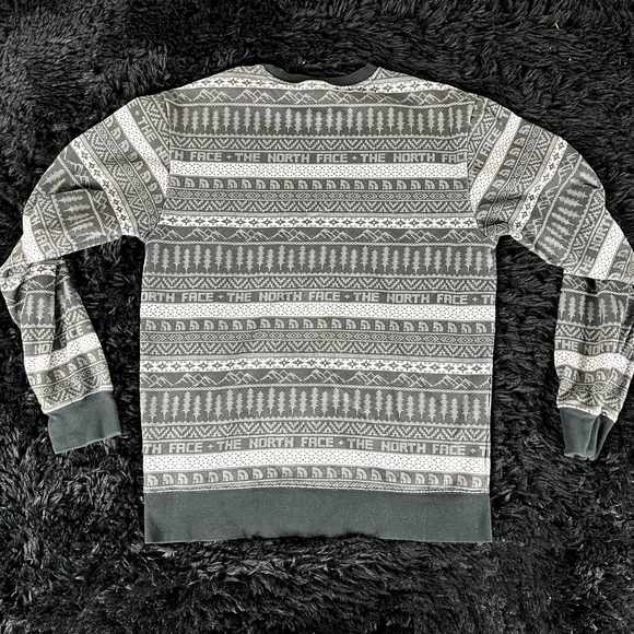 The North Face gray sweater mens small - Picture 2 of 4